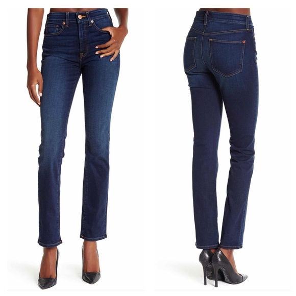 SPANX Denim - Spanx 5 pocket high rise straight jeans